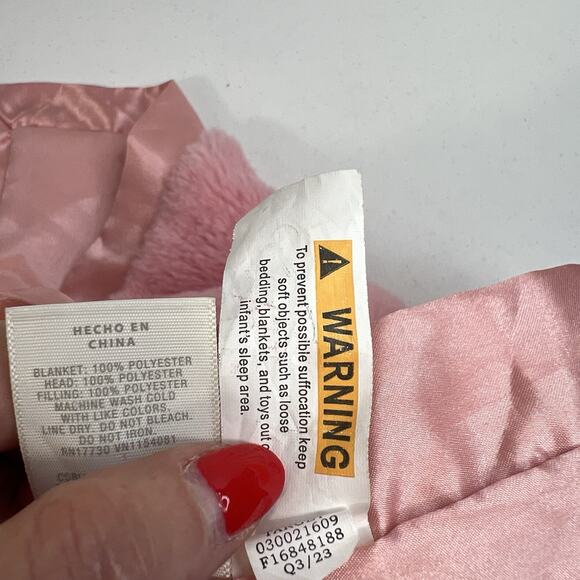 Cloud Island Pink Flamingo Lovey Security Blanket Stuffed Animal Satin Target - Picture 10 of 12